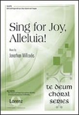 Sing for Joy Alleluia! SATB choral sheet music cover